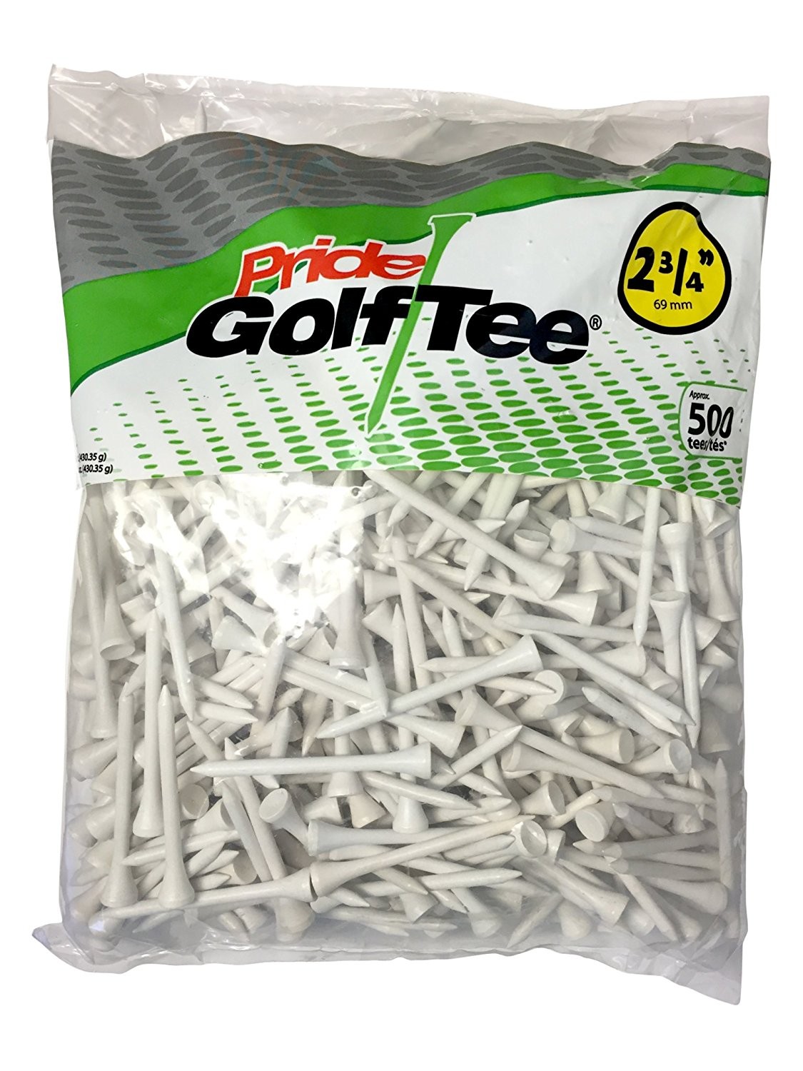 500 Count Bag 2 3/4" Golf Tees
